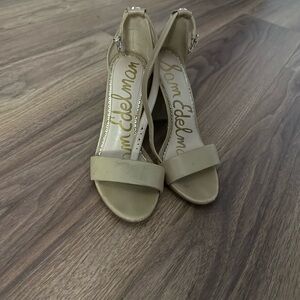 Sam Edelman nude block heels-size6